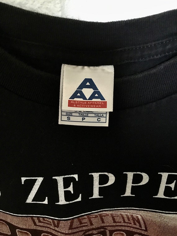 Led Zeppelin Concert Memorabilia, Led Zeppelin T-shirt, Vintage Led Zeppelin Concert T-shirt, Rock Band Led Zeppelin Shirt, Led Zeppelin Tee View 5