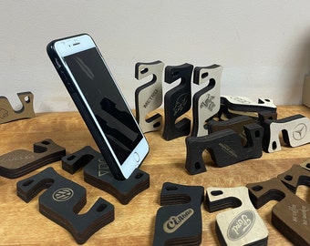 Universal phone holder stand, Personalized Wood Phone Stand, Nice Gifts Idea