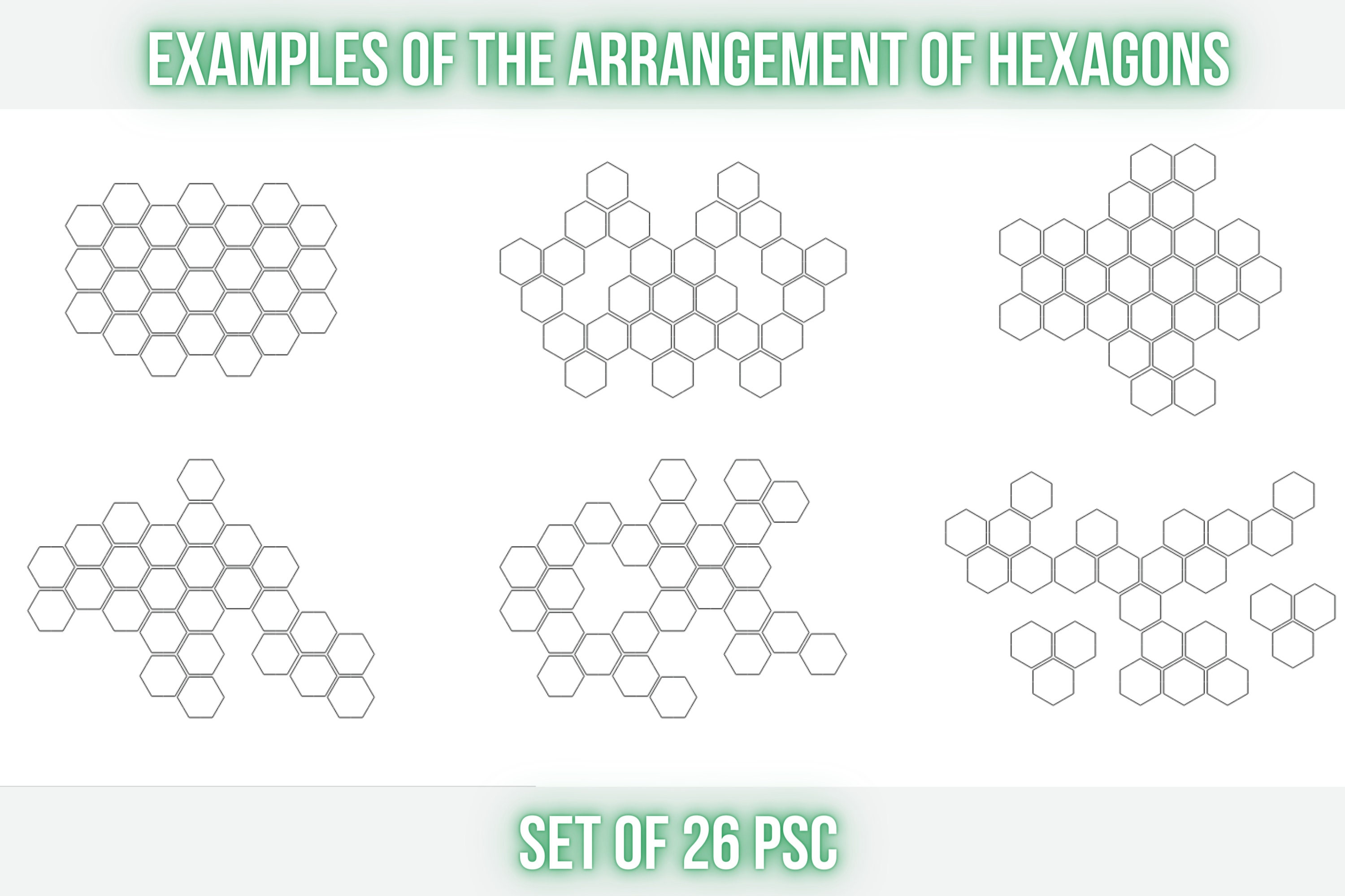 Moss Honeycomb Decor, Hexagon Wall Art, Hexagon Wall Art, Moss