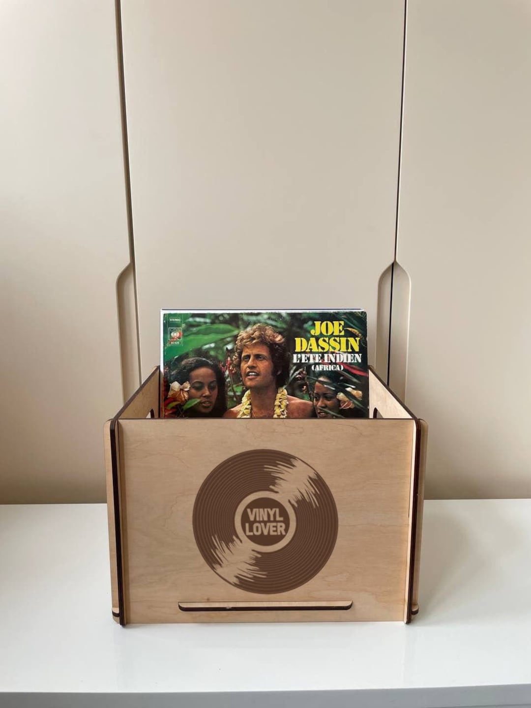 Vinyl Record Organizer Personalized Record Storage Crate Wood Box Etsy