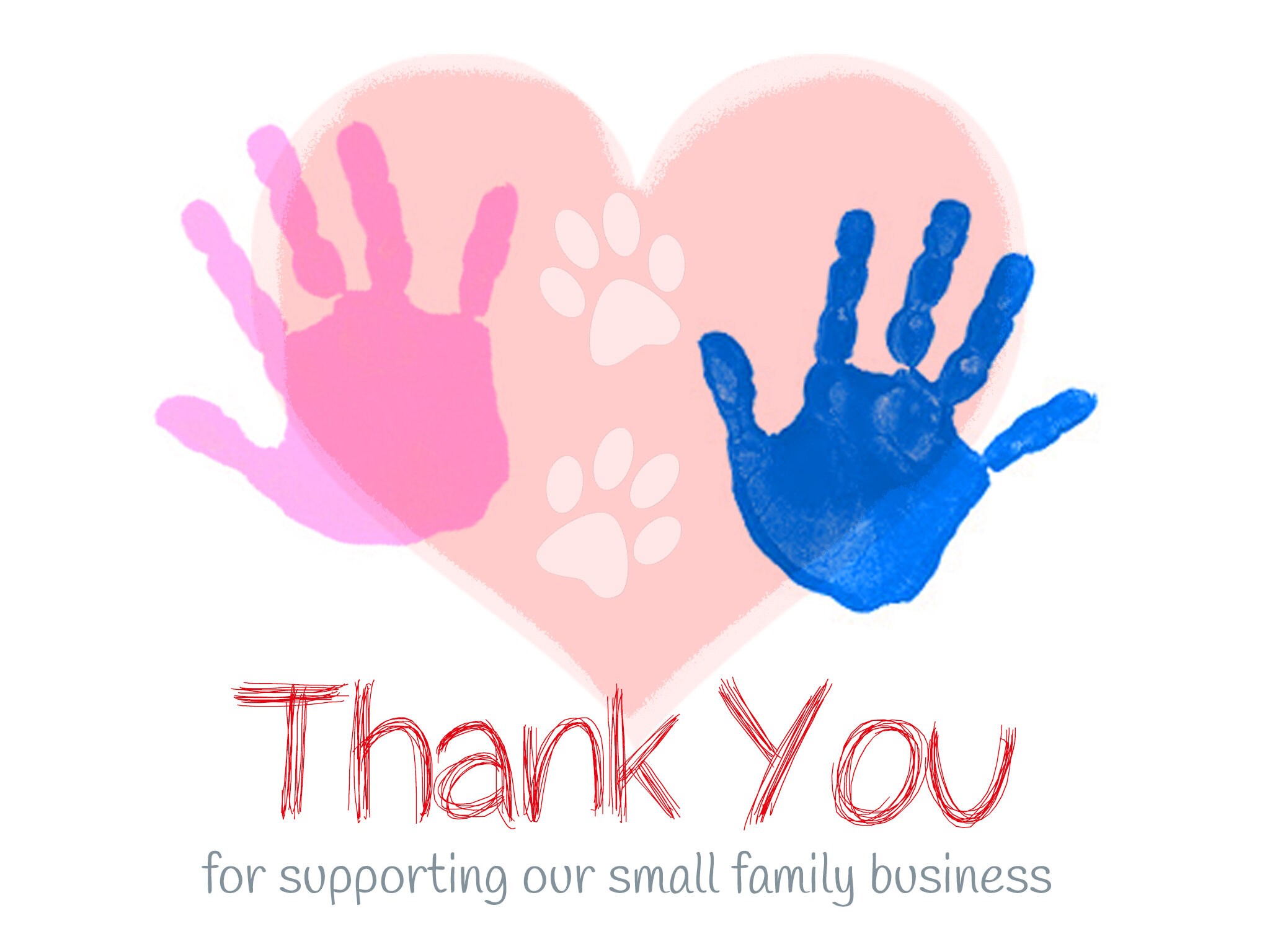 Thank You for Your Order Cards for Small Business Customer Thank You