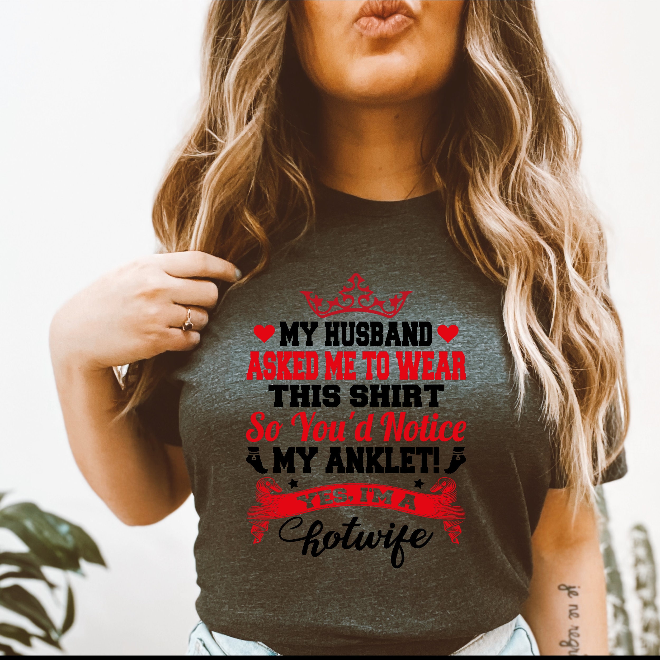 Hotwife T-shirt/sexy Gifts for Him/wife image photo