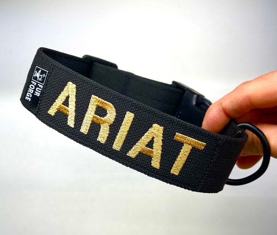 Tactical 1 1 2 Personalized Dog Collar With Embroidered Name and Double Thick Webbing. Handmade in the U.S.A. Etsy Canada