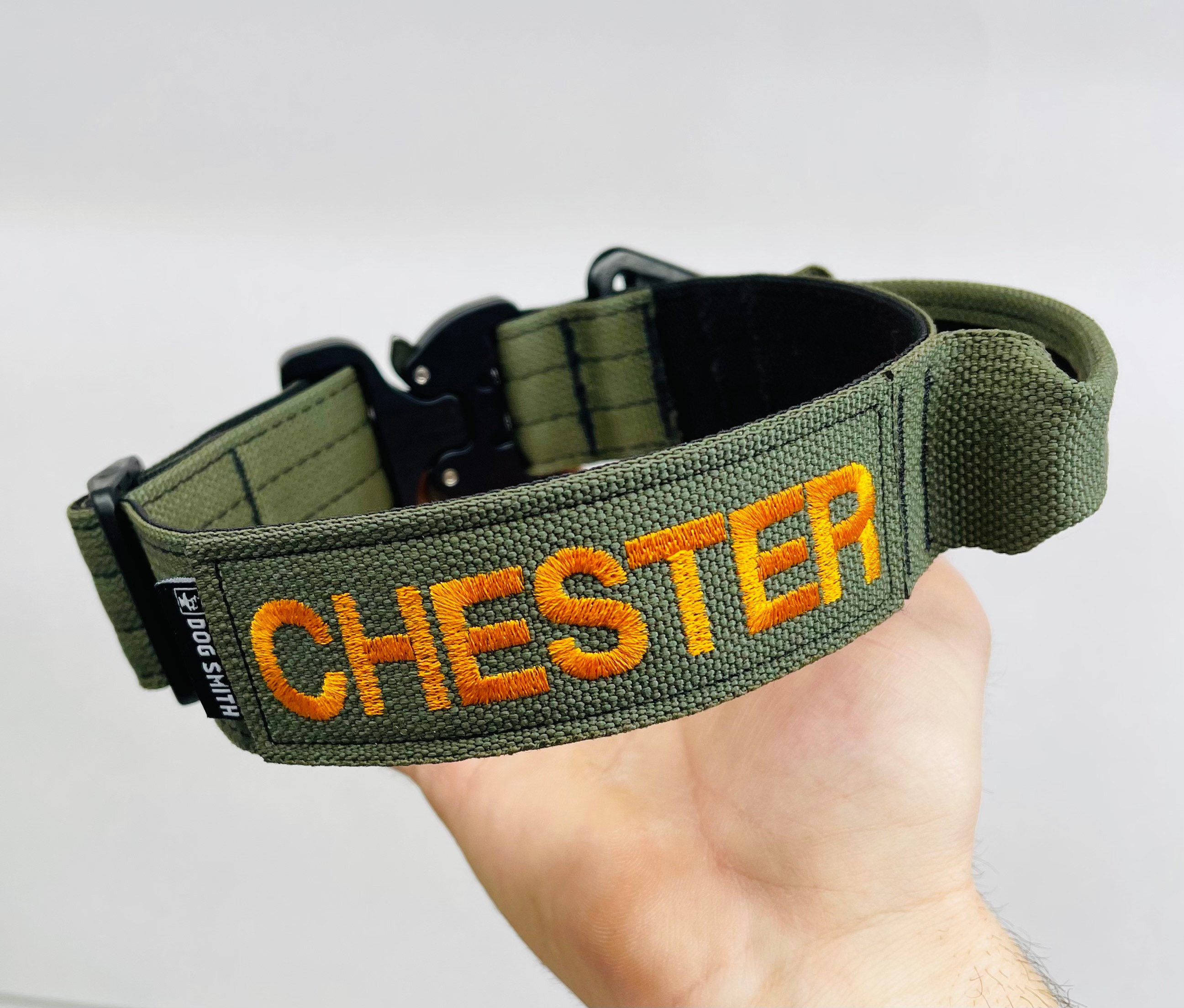 Personalized 1.5 XTreme Tactical Dog Collar with Genuine Etsy