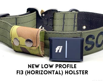 Tactical Fi3 Tracker (Horizontal) Holster/ Holder for Dog Collars (Also Fi3+ tracker)