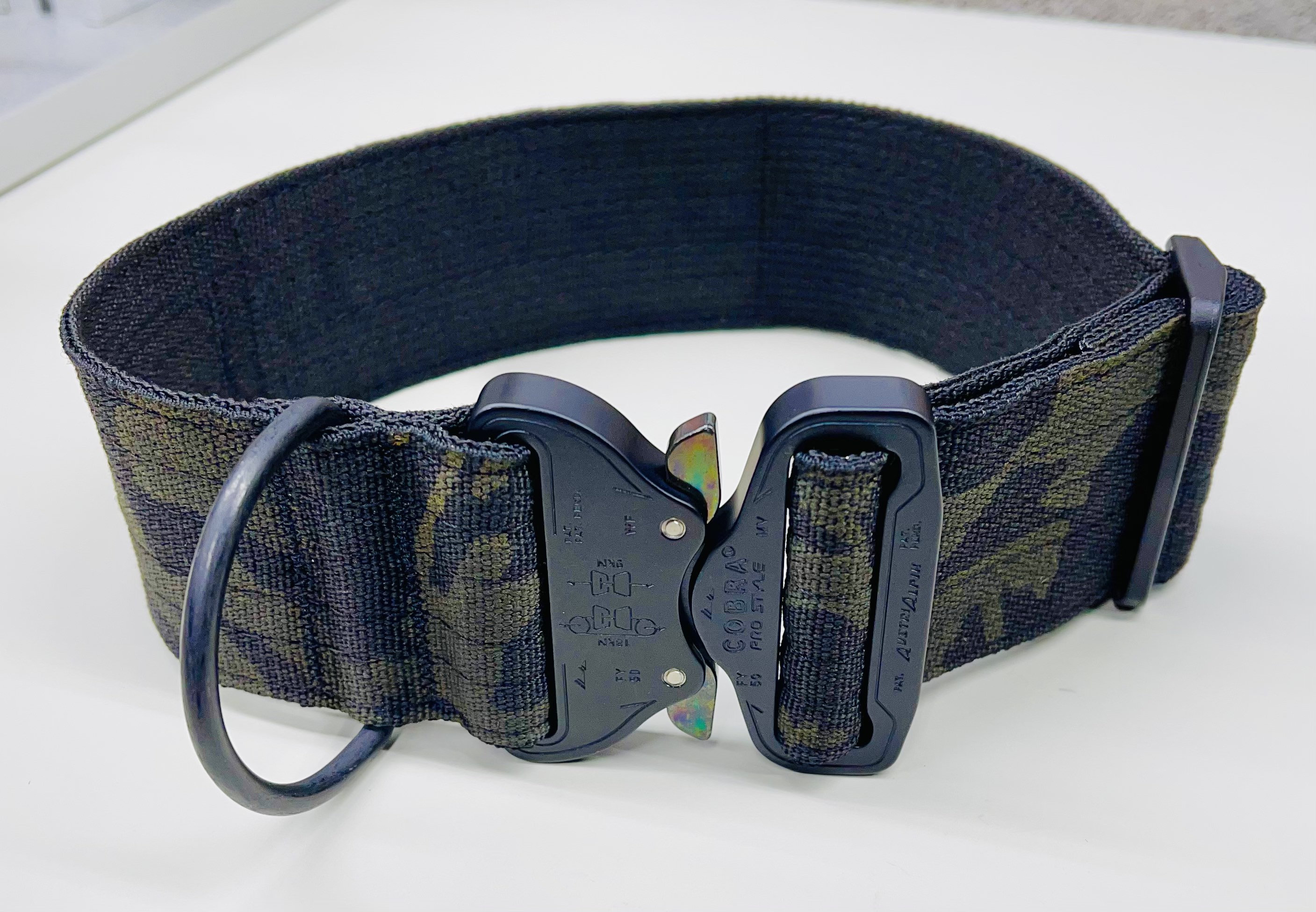 Tactical 2 wide Black Multicam Dog Collar with Personalized Etsy