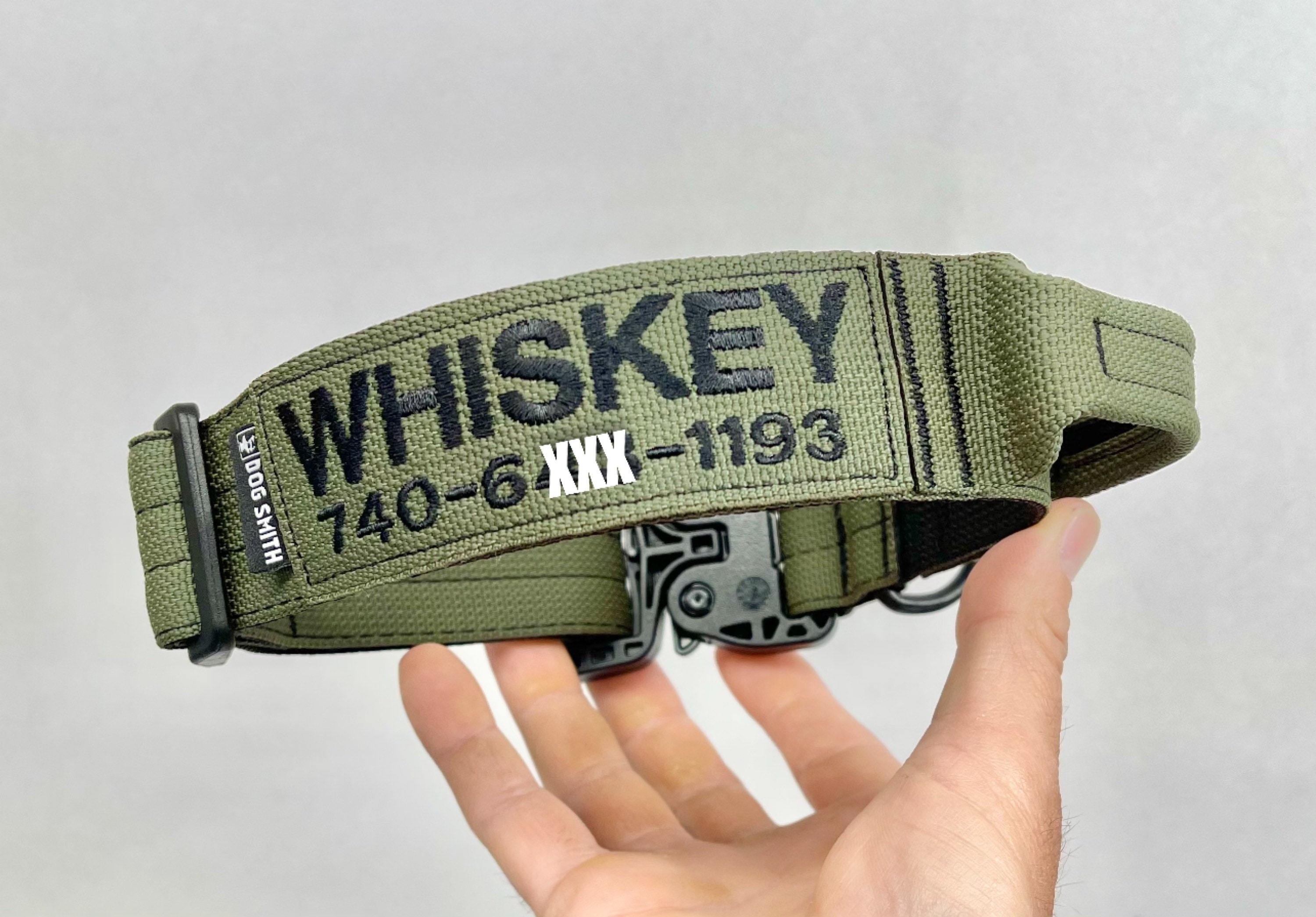 Heavy Duty 1.5 Wide Dog Tactical Collar with Personalized Etsy