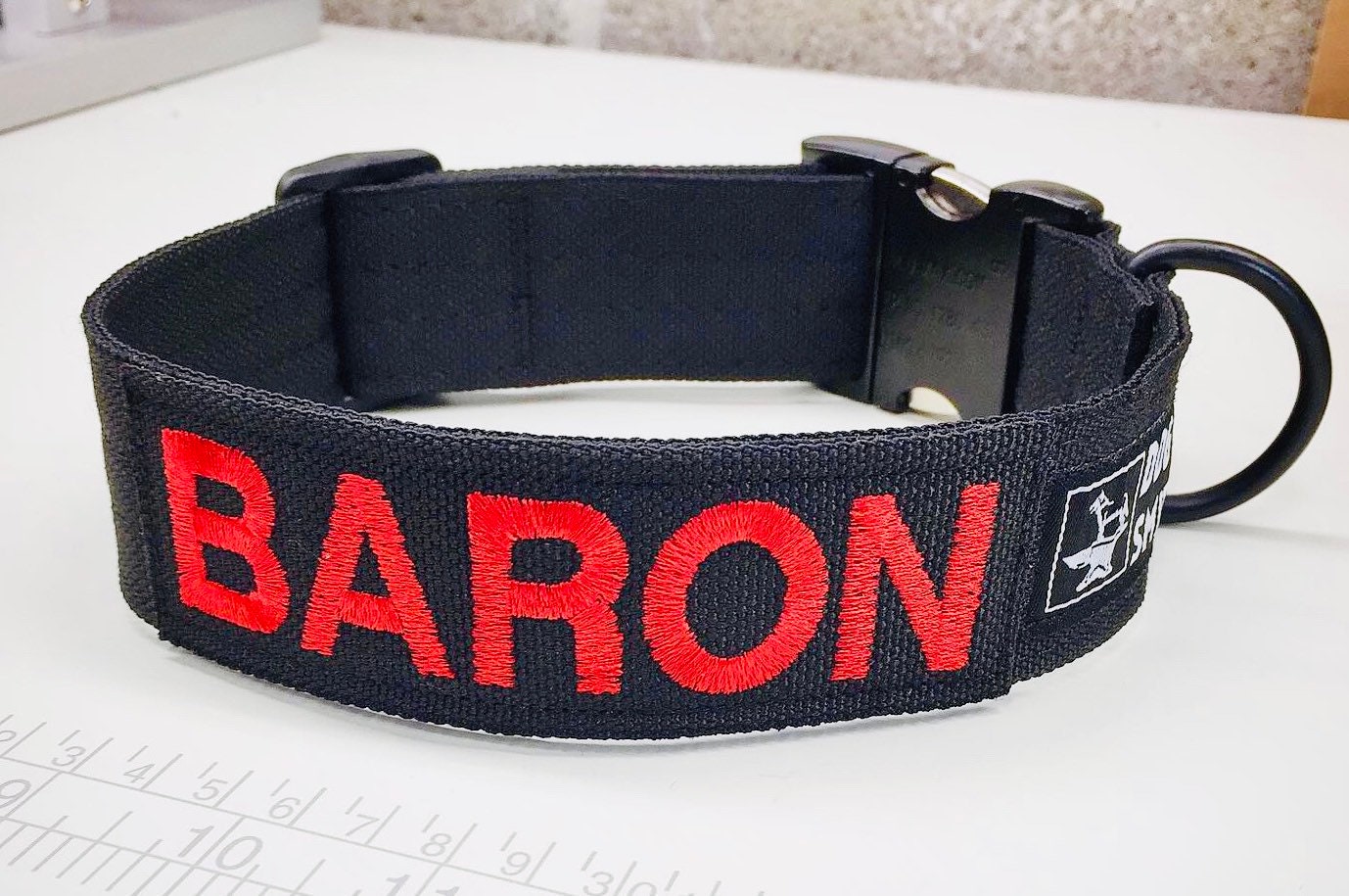 Tactical 11/2 Dog Collar with Personalized Embroidered Name Etsy