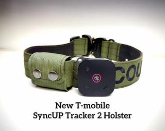 Tactical SyncUP Tracker 2 (Horizontal) Holster/ Holder for Dog Collars. (For T-mobile SyncUP Tracker 2)