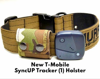 Tactical SyncUP Tracker 1 (Horizontal) Holster/ Holder for Dog Collars. (For T-mobile SyncUP Tracker 1st Generation)