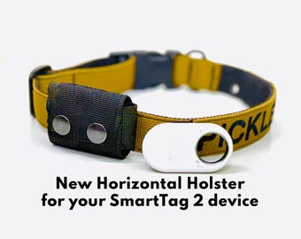 Tactical Galaxy SmartTag 2 (Horizontal) Holster for your Dog Collar.