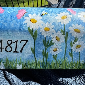 Wild Daisies, Bumbles& Butterflies Decorative Mailbox
