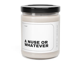 A Nuse / Bride or Whatever Vaziul Scented Soy Candle, 9oz Albanian