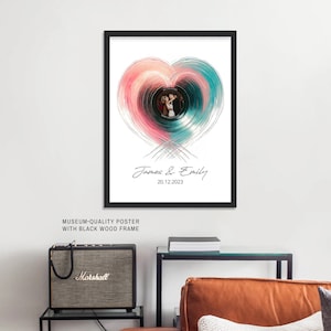 Personalized Plaque, Custom Plaque, Vinyl Record Plaque, Framed Poster Award, Personalized Vinyl, Music Gift, Music Plaque custom