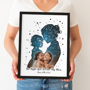 An The Day You Were Born Print - Geburtstags- Sternenkarte - Posterdruck - Geburtsdatumsdruck