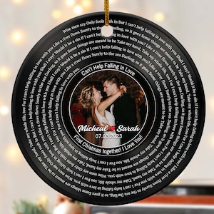 First Christmas Married Ornaments, Mr And Mrs Photo, Our First Christmas, Just Married Ornament, Wedding Couple Custom Gift, 2024 Decoration