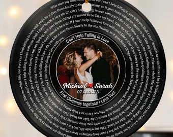 First Christmas Married Ornaments, Mr And Mrs Photo, Our First Christmas, Just Married Ornament, Wedding Couple Custom Gift, 2024 Decoration