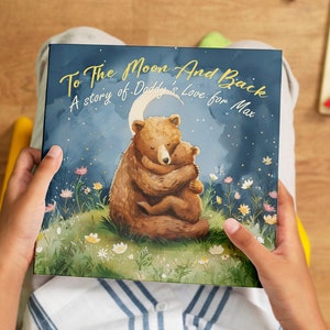 Father&#39;s Day Book for Dad, Gift for Husband, Personalized Book for Dad, Personalized Gift For Husband from kid, Gift for Expectant Dad