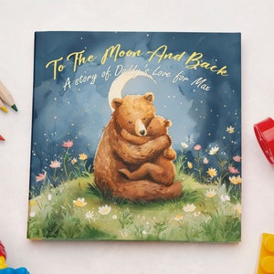 Father&#39;s Day Book for Dad, Gift for Husband, Personalized Book for Dad, Personalized Gift For Husband from kid, Gift for Expectant Dad