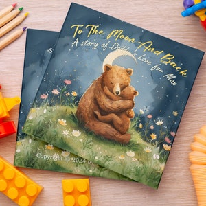 Father&#39;s Day Book for Dad, Gift for Husband, Personalized Book for Dad, Personalized Gift For Husband from kid, Gift for Expectant Dad