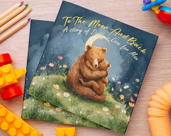 Father's Day Book for Dad, Gift for Husband, Personalized Book for Dad, Personalized Gift For Husband from kid, Gift for Expectant Dad