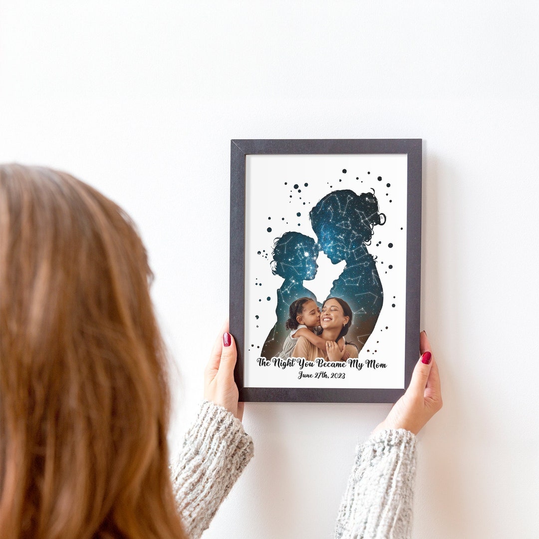 On the Day You Were Born Star Map Print- Birth Date Constellation Map ...