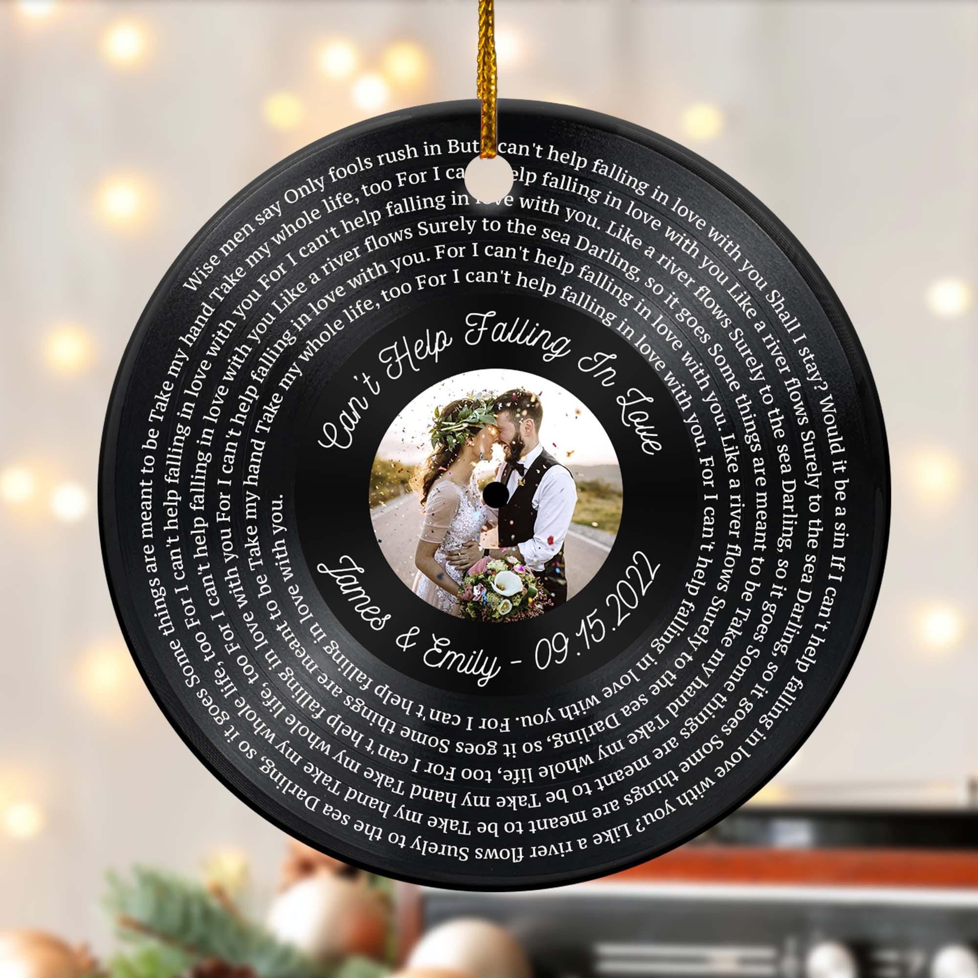 First Christmas Married Ornaments, Mr And Mrs Photo, Our First Christmas, Just Married Ornament, Wedding Couple Custom Gift, 2024 Decoration