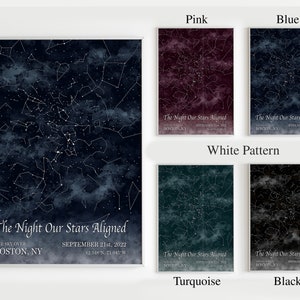 Custom Star Map, Night Sky Print Digital, Star Map Poster, Custom Constellation, Wedding Anniversary Gift, Personalized Gift, Engagement