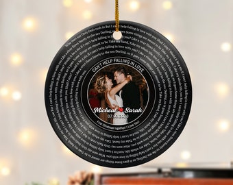 Couple Gift Wedding Gift Married Ornament Wedding Date Ornament