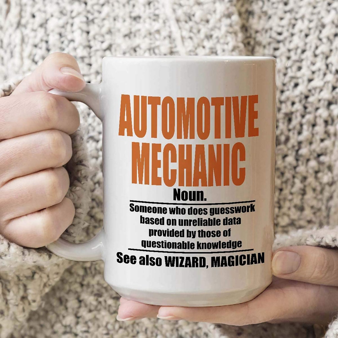 Tasse mécanique automobile Mécanicien automobile magicien Etsy