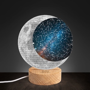 Regalo de cumpleaños personalizado para hija o hijo - Ha nacido una estrella Mapa de estrellas y letras - Regalos para recién nacidos - Regalos de baby shower - Regalo para sobrino