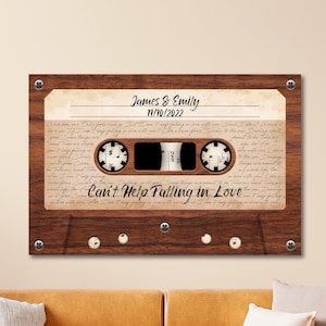 Wedding Song Lyrics Engraved, Wooden Anniversary Gift, First Dance Lyrics, 5th Anniversary, Wood Anniversary, Wedding Gift, 1st Anniversary