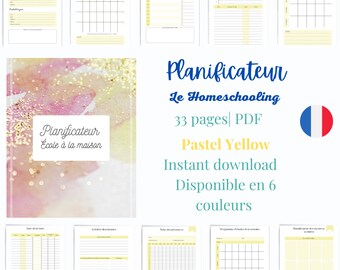 Homeschool Planner | French Homeschool Organizer (PDF Download)