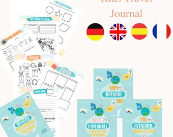 Adventurous Kids: Personalized Travel Journals for Young Explorers - Versatile & Fun!