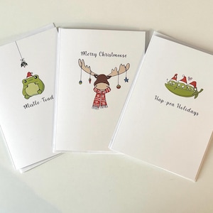 PACK DE 3 cartes de Noël (retrait/restitution à EDMONTON UNIQUEMENT)