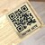 Engraved QR Code Plaque to Place on Table Logo, Table Number ...