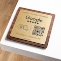 Personalized QR Code Holder – Wood and Engraved Plaque – Google Reviews, NFC – Restaurant & Hospitality – Professionals product logo