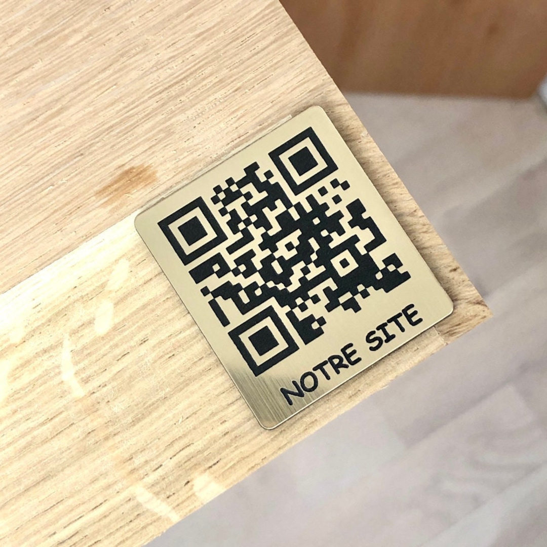 Personalized Engraved QR Code Plaque – Contactless Menu for Restaurant ...