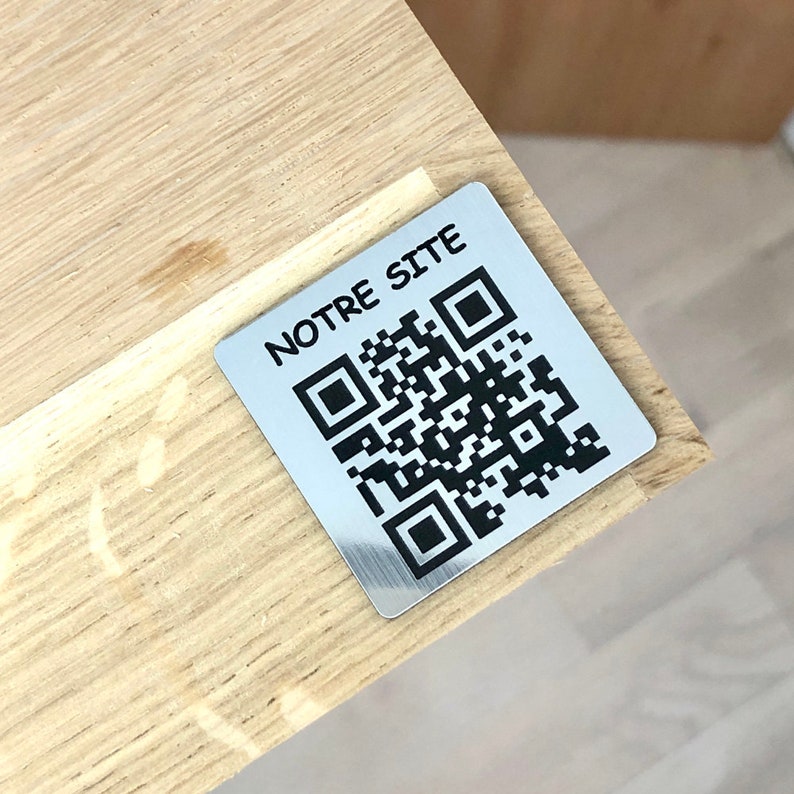 Support QR code Personnalisé Menu sans contact pour Etsy France