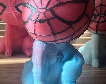 Candela tipo Spider Man