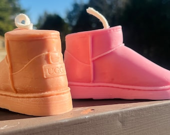 UGG type type boot footwear Candle - Vegan Soy Wax