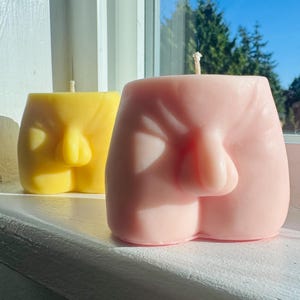 Booty Body Candle - Männliche Genitalien, 100% Sojawachs, Neuheit Knebelgeschenk