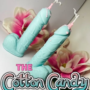 Special Edition Exploding Penis Candle - Cotton Candy - Vegan Soy Wax