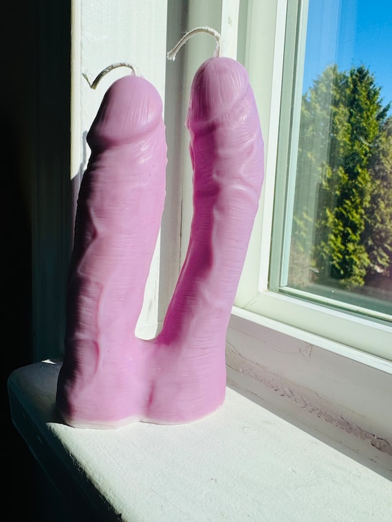 2 Wick Dick Penis Dildo Candle - the Double D - 100% Soy Wax Pillar Candles - Etsy 2 Wick Dick Penis Dildo Candle - the Double D - 100% Soy Wax Pillar Candles - Etsy