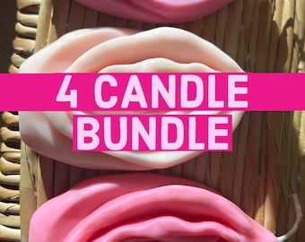4x The ‘lil Litty Clitty Candle BUNDLE - Vegan Soy Wax