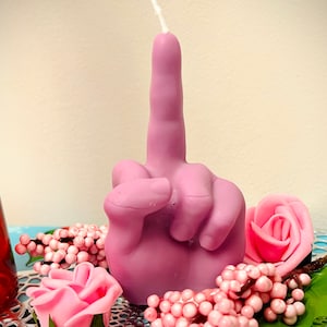 The Middle Finger Candle - 4” Vegan Soy Wax F*ck You
