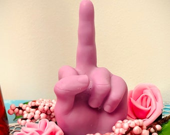The Middle Finger Candle - 4” Vegan Soy Wax F*ck You