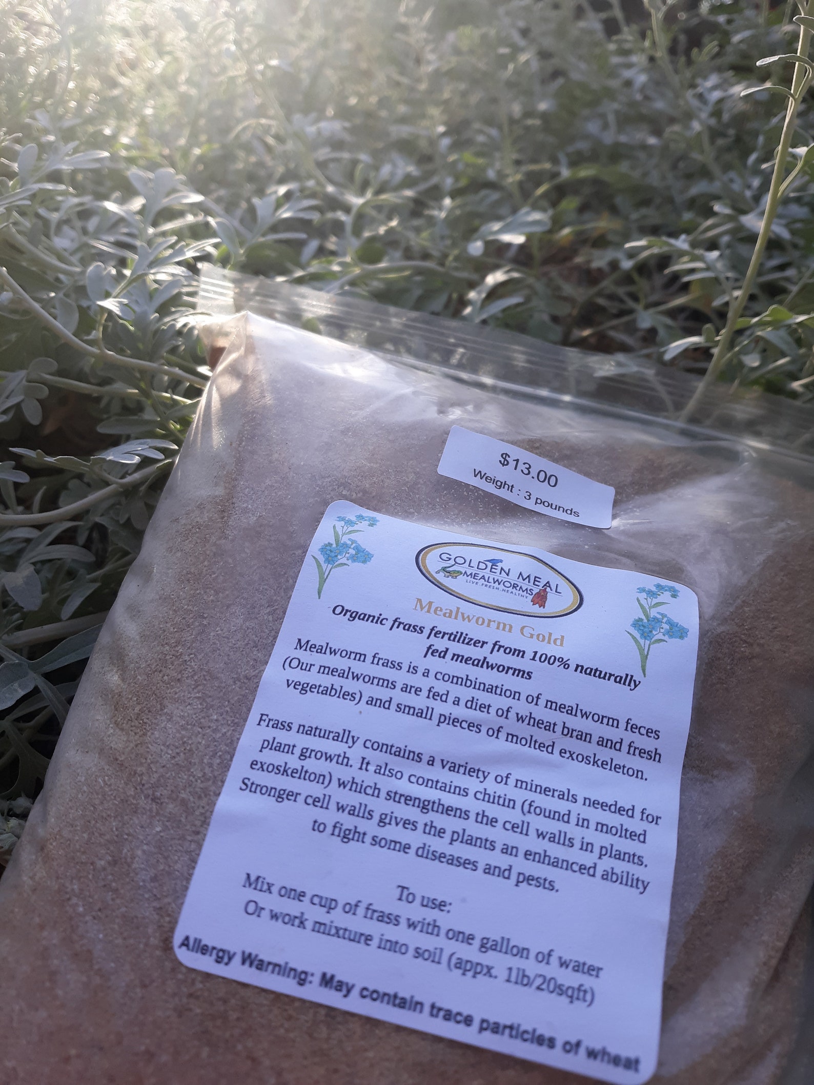 Mealworm Gold 100 Natural Frass Fertilizer Etsy