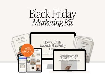 Marketing Kit for Black Friday and Cyber Monday for Small Business Owners
