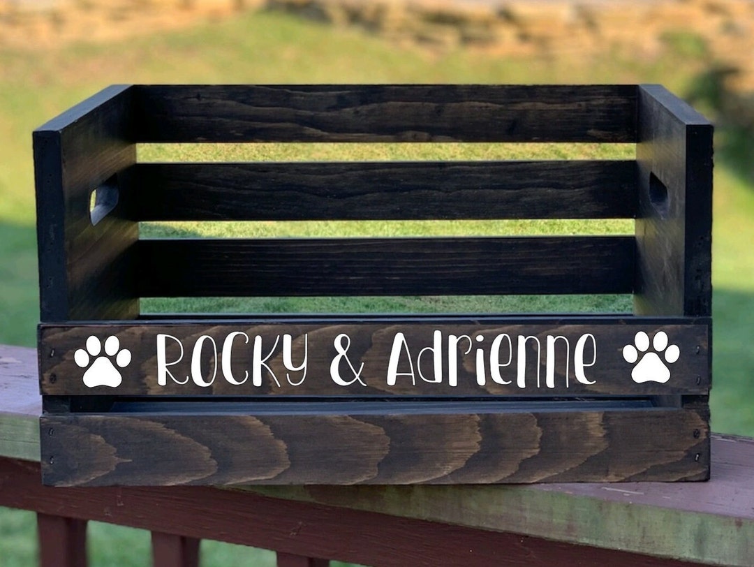 Dog Toy Box Toy Crate Pet Storage Pet Toy Crate Customized Pet Gift